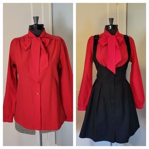 Cherry Bow Blouse